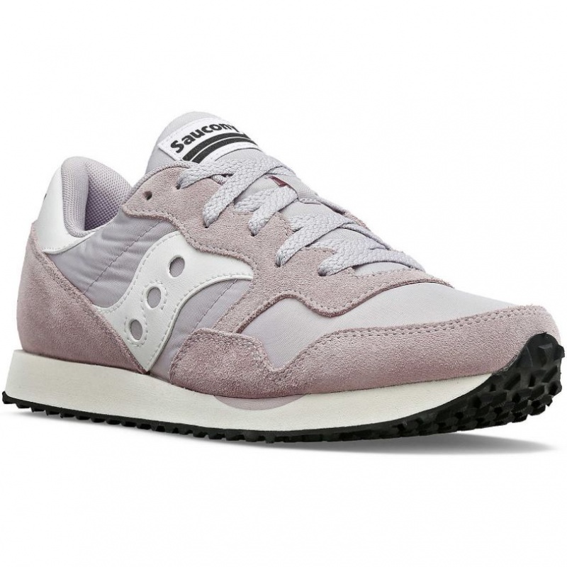 Grey / Pink Saucony DXN Women's Sneakers | EGYPT IYXLUB