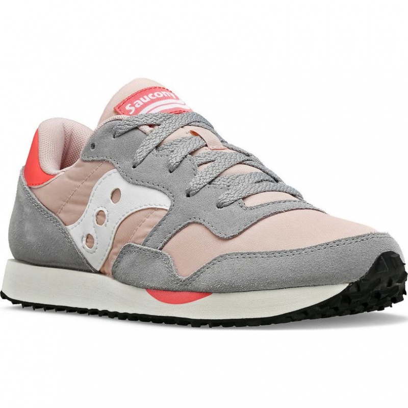 Grey / Pink Saucony DXN Women's Sneakers | EGYPT BSJFUE