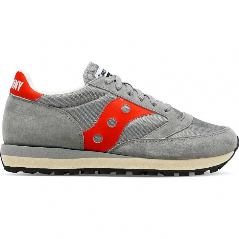 Grey / Red Saucony Jazz 81 Men\'s Sneakers | EGYPT WMAYBH