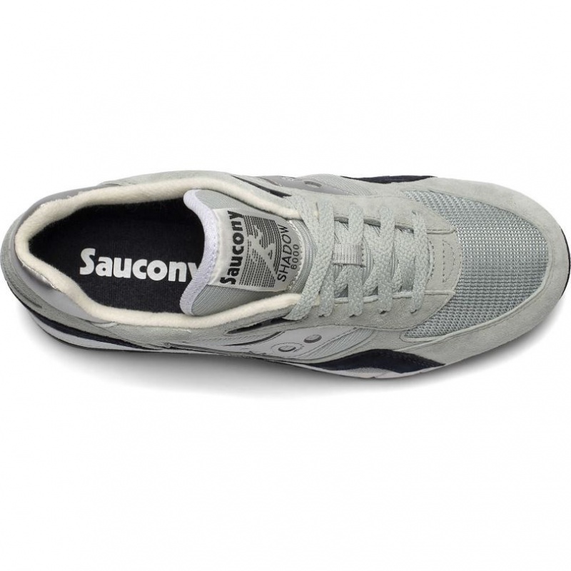 Grey / Silver Saucony Shadow 6000 Men's Sneakers | EGYPT FPBNTR