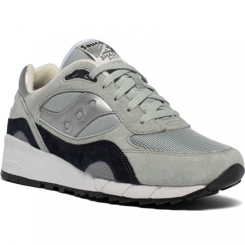 Grey / Silver Saucony Shadow 6000 Men's Sneakers | EGYPT FPBNTR