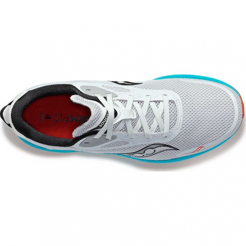 Grey / Turquoise Saucony Axon 3 Men's Running Shoes | EGYPT ECONBD