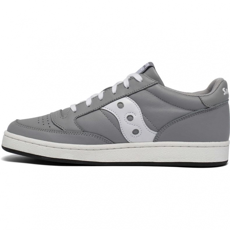 Grey / White Saucony Jazz Court Men's Sneakers | EGYPT OURIQC