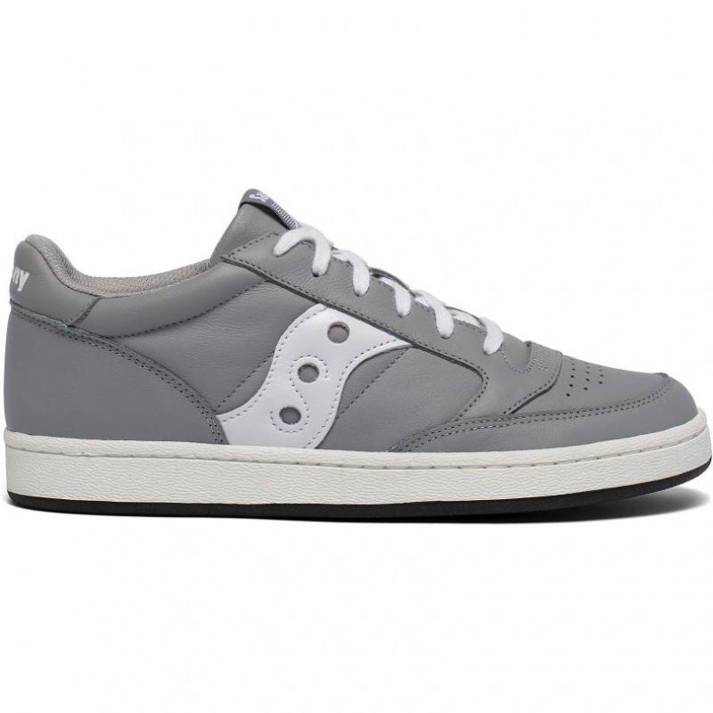 Grey / White Saucony Jazz Court Men\'s Sneakers | EGYPT OURIQC