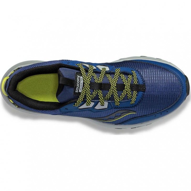 Indigo Saucony Aura TR Men's Trail Running Shoes | EGYPT IZYERN