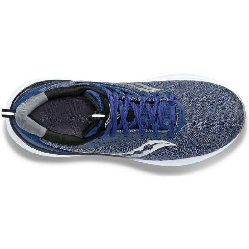 Indigo Saucony Echelon 9 Men's Wide Running Shoes | EGYPT VWNDKT