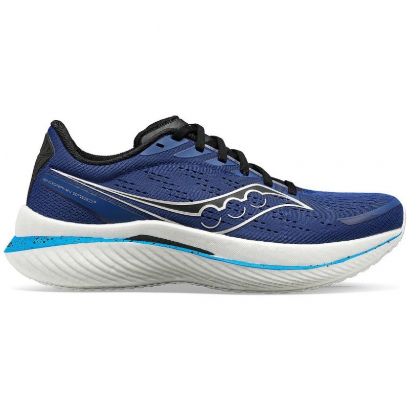 Indigo Saucony Endorphin Speed 3 Men\'s Running Shoes | EGYPT ORBIND