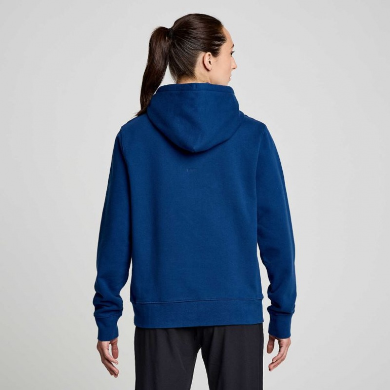 Indigo Saucony Recovery Women's Hoodie | EGYPT SXJFVG