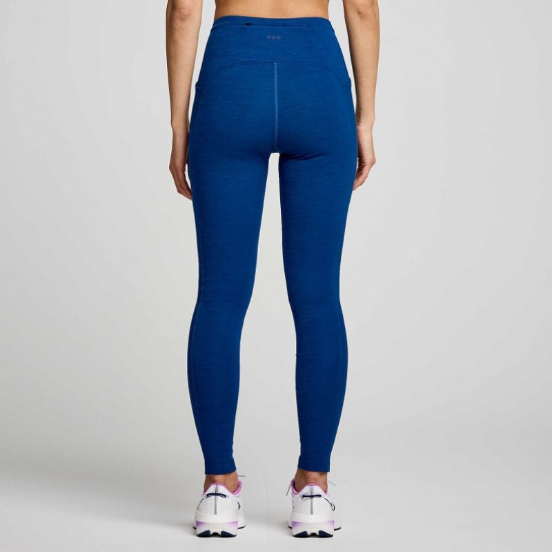 Indigo Saucony Solstice Women's Tight | EGYPT ZCHTQE