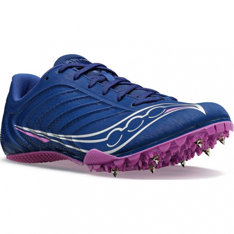 Indigo Saucony Spitfire 5 Women's Spikes | EGYPT CQARXH