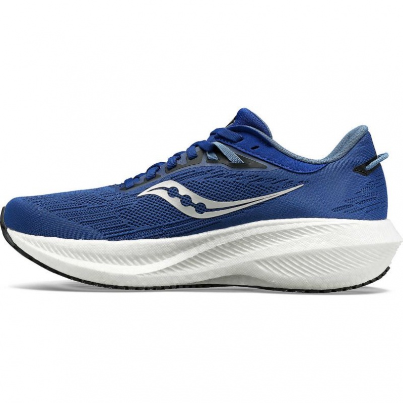 Indigo Saucony Triumph 21 Men's Running Shoes | EGYPT JEBYVX