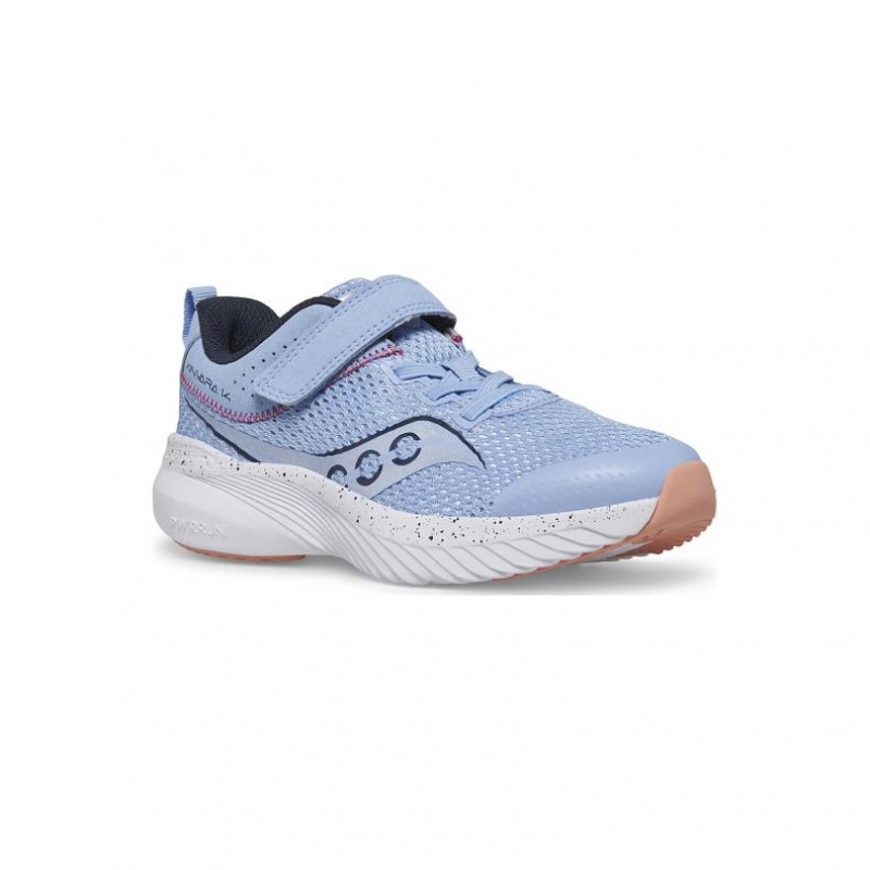 Light Blue Saucony Kinvara 14 A/C Big Kids' Sneakers | EGYPT KEARUJ