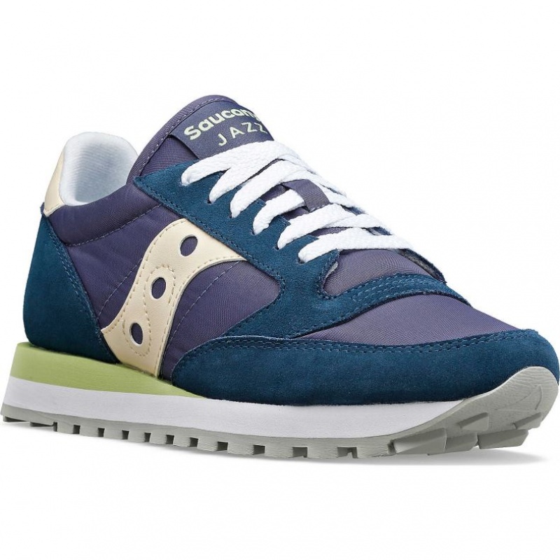 Navy Saucony Jazz Original Women's Sneakers | EGYPT UVEIQG