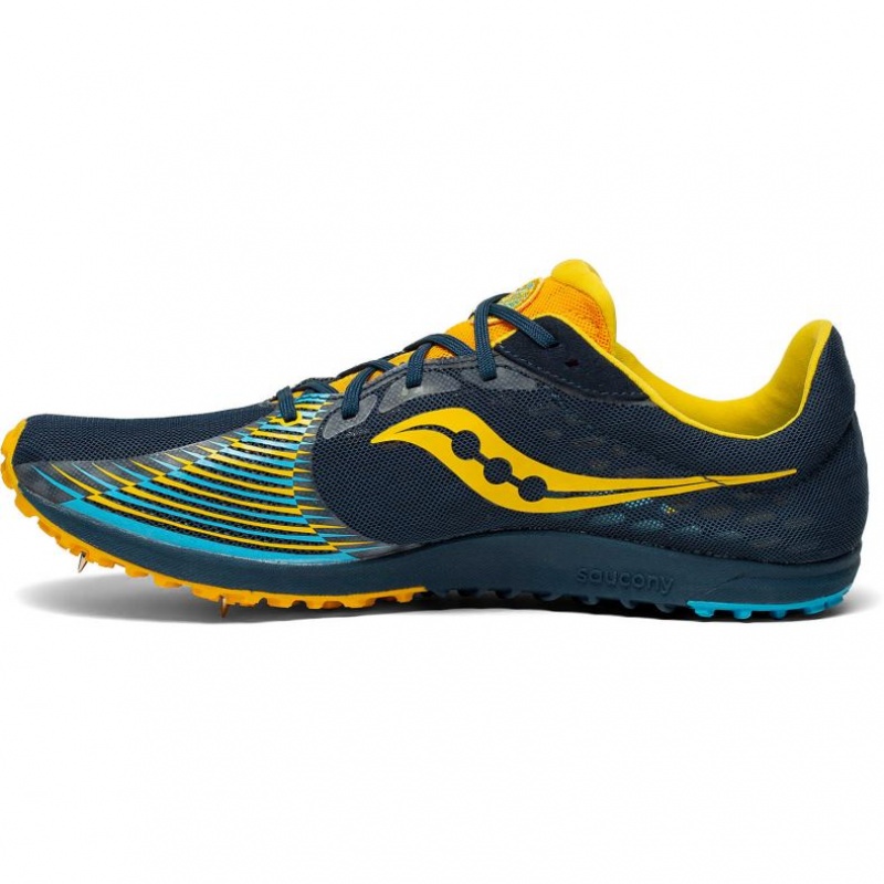 Navy Saucony Kilkenny XC9 Men's Spikes | EGYPT QXDITG