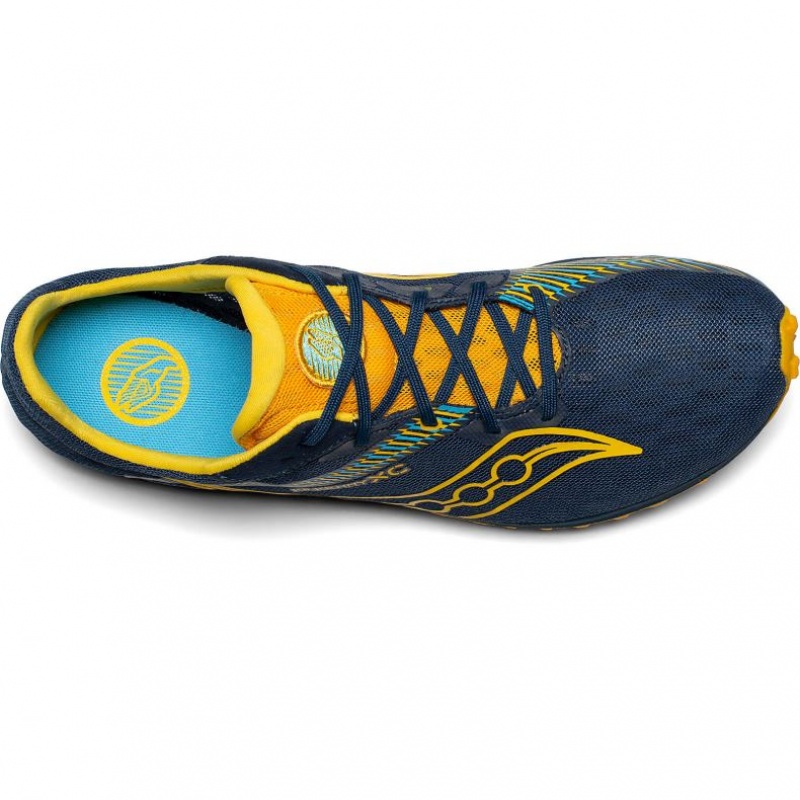 Navy Saucony Kilkenny XC9 Men's Spikes | EGYPT QXDITG