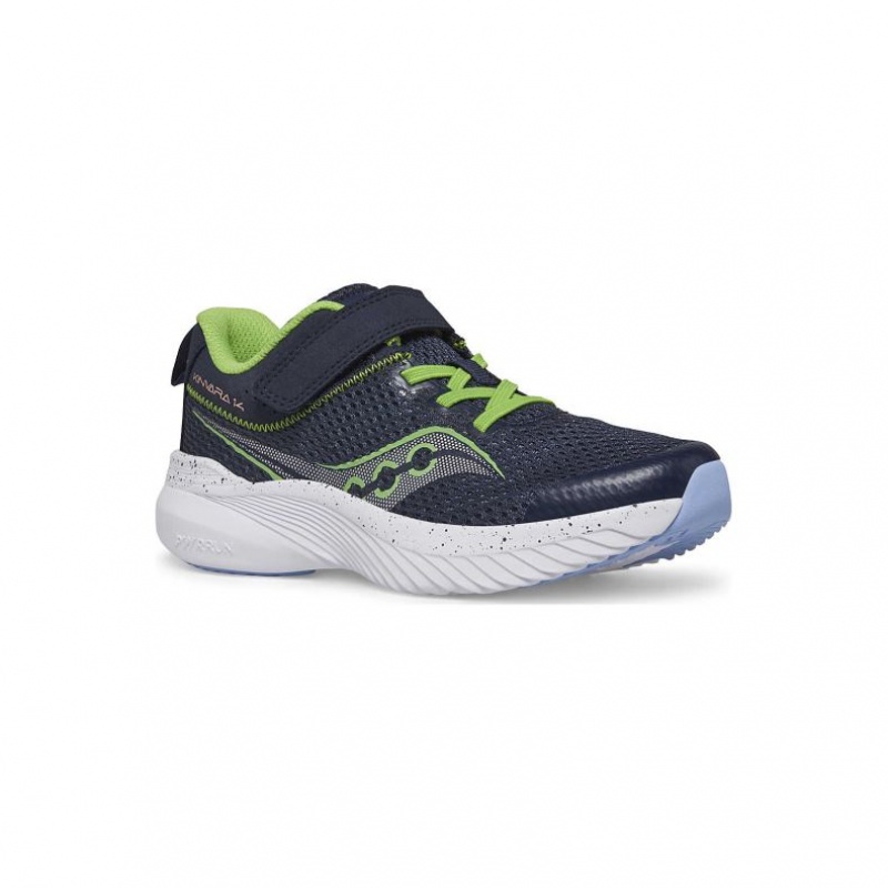 Navy Saucony Kinvara 14 A/C Big Kids' Sneakers | EGYPT OVKSCF