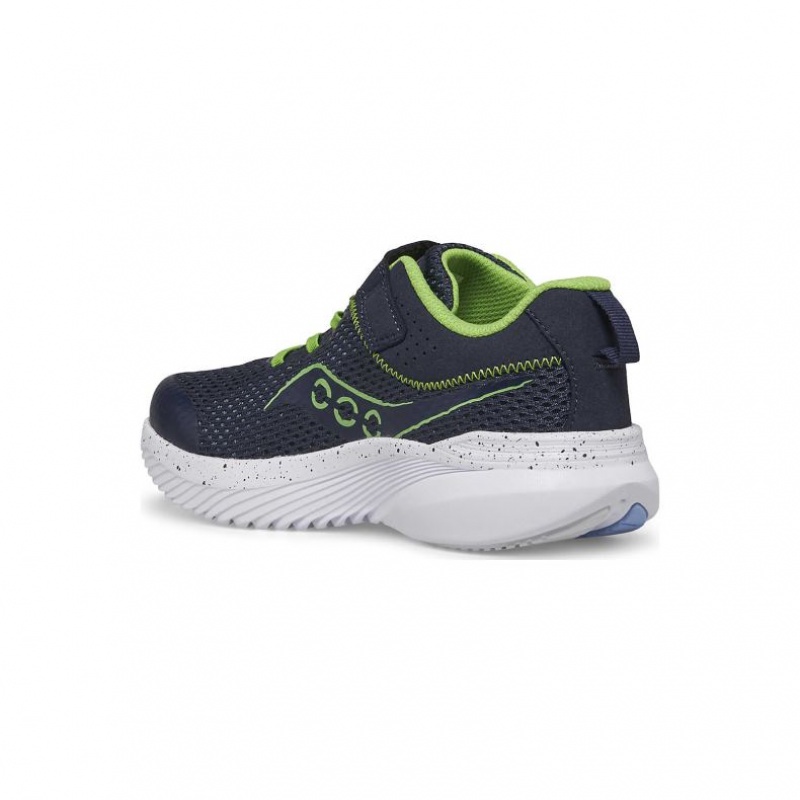 Navy Saucony Kinvara 14 A/C Big Kids' Sneakers | EGYPT OVKSCF