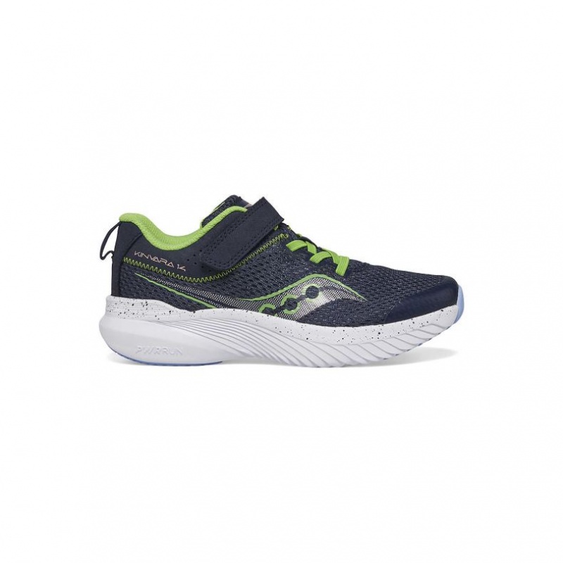 Navy Saucony Kinvara 14 A/C Big Kids\' Sneakers | EGYPT OVKSCF