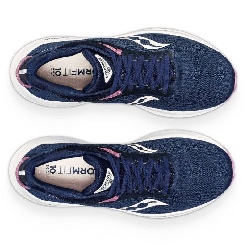 Navy Saucony Triumph 21 Women's Running Shoes | EGYPT ABXLHM