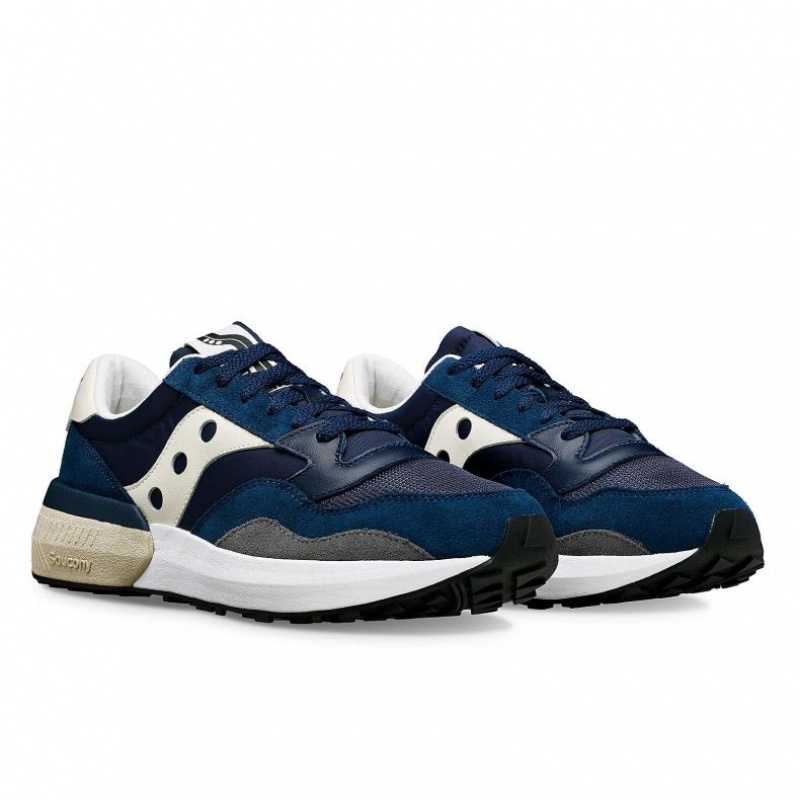 Navy / Cream Saucony Jazz NXT Women's Sneakers | EGYPT ZNKYVF