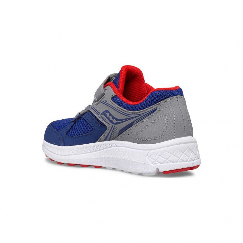 Navy / Grey Saucony Cohesion 14 A/C Big Kids' Sneakers | EGYPT BIPZKN