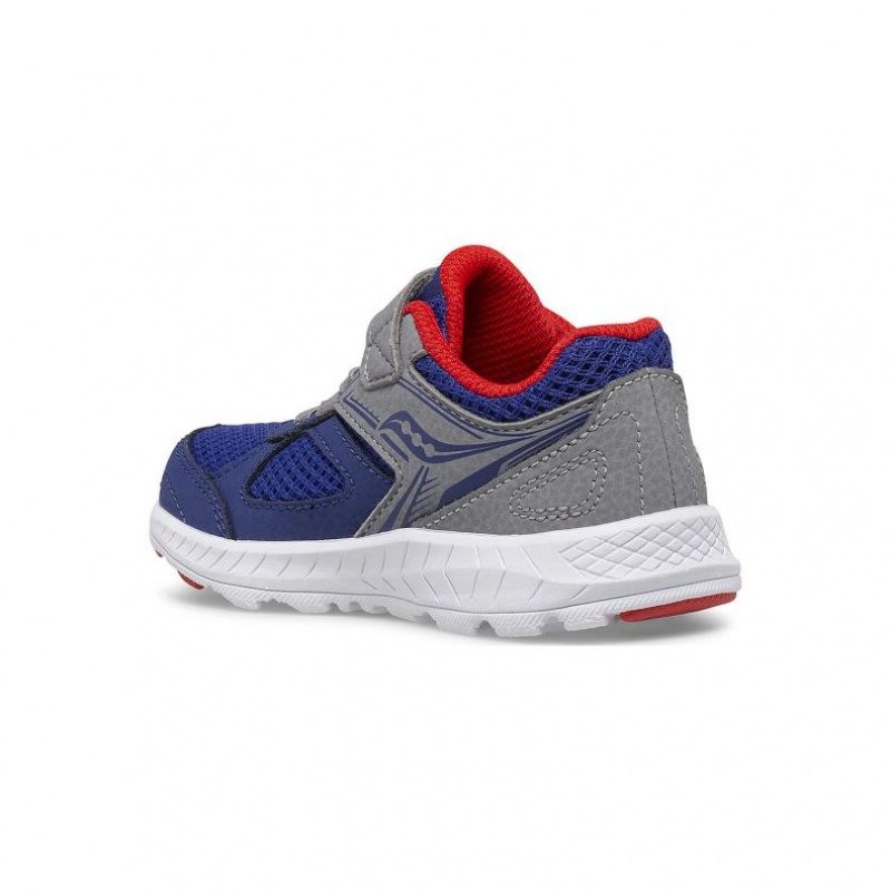 Navy / Grey Saucony Cohesion 14 A/C Jr. Little Kids' Sneakers | EGYPT BSKETX