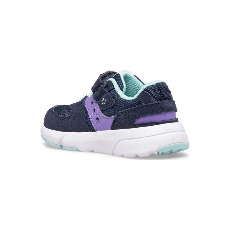 Navy / Purple Saucony Jazz Lite 2.0 Little Kids' Sneakers | EGYPT CAXNFQ