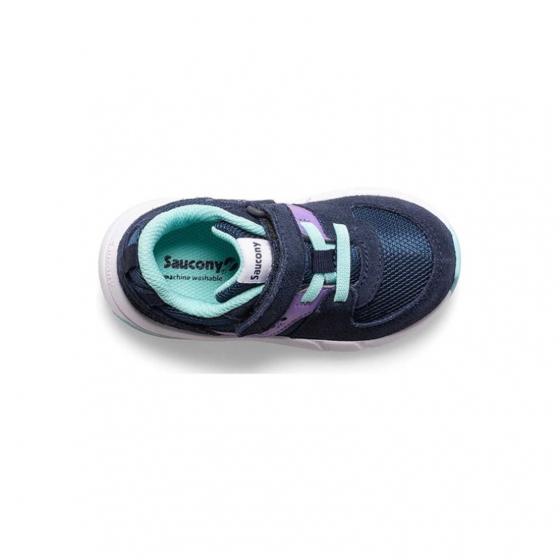 Navy / Purple Saucony Jazz Lite 2.0 Little Kids' Sneakers | EGYPT CAXNFQ