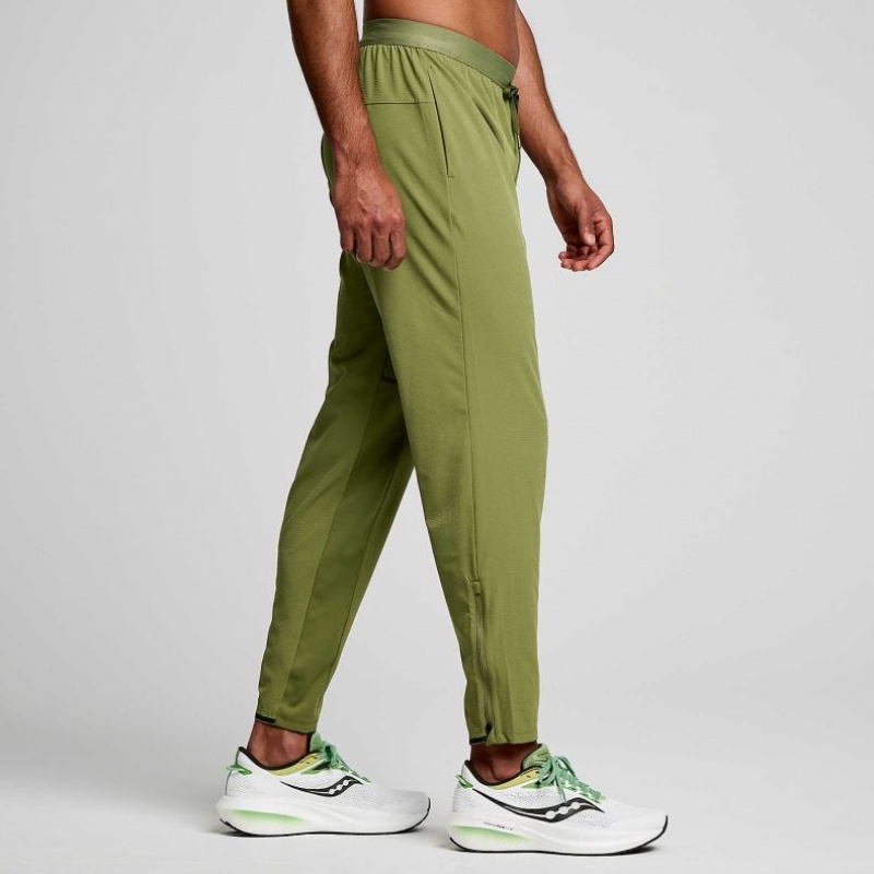 Olive Saucony Boston Woven Men's Jogger | EGYPT MWETOY