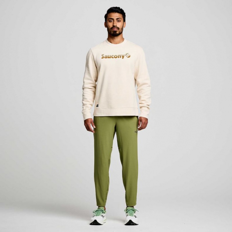 Olive Saucony Boston Woven Men's Jogger | EGYPT MWETOY