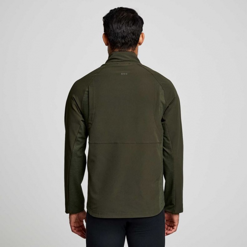 Olive Saucony Triumph Men's Jacket | EGYPT ASDUNE