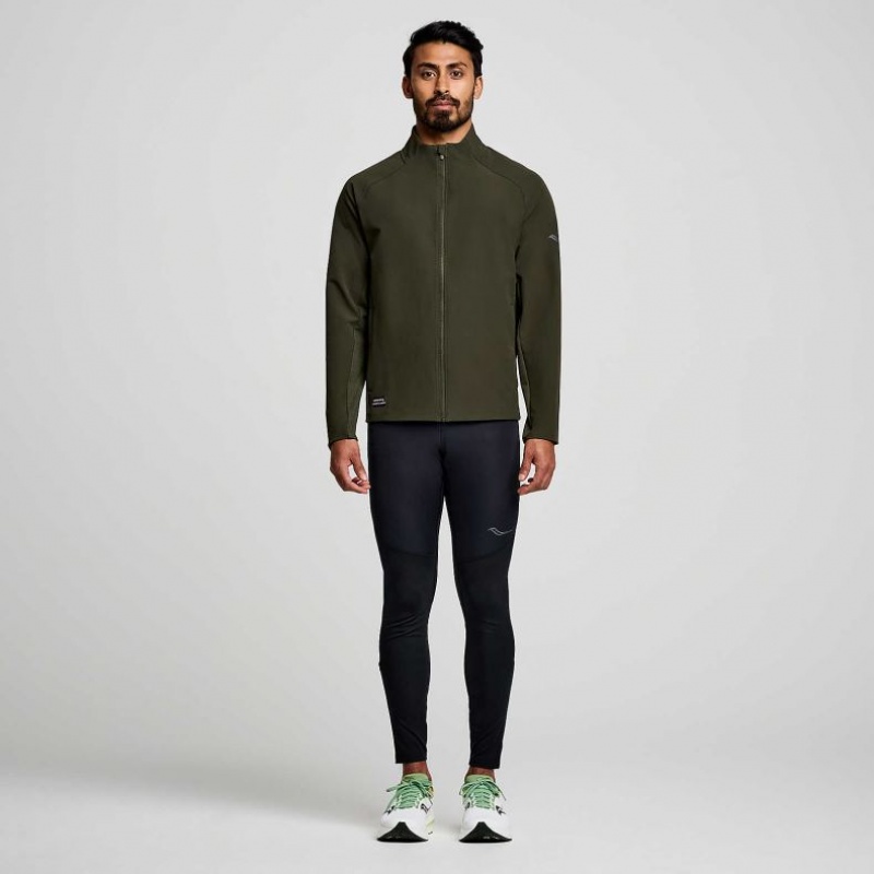 Olive Saucony Triumph Men's Jacket | EGYPT ASDUNE