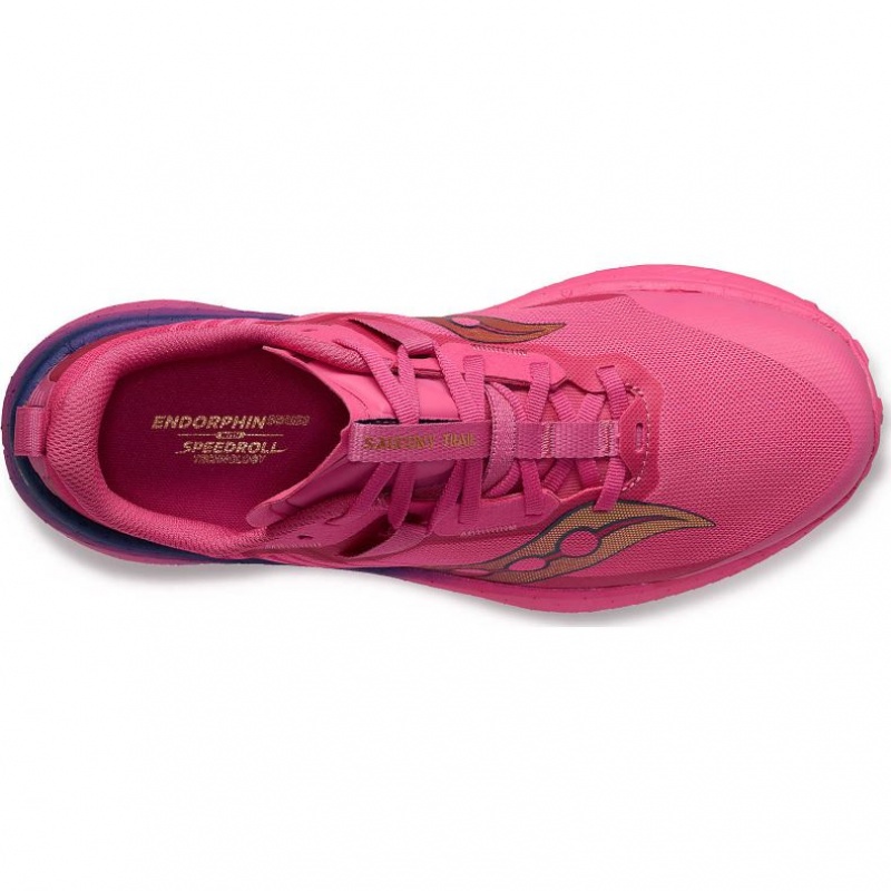 Pink Saucony Endorphin Edge Women's Running Shoes | EGYPT VGNECJ