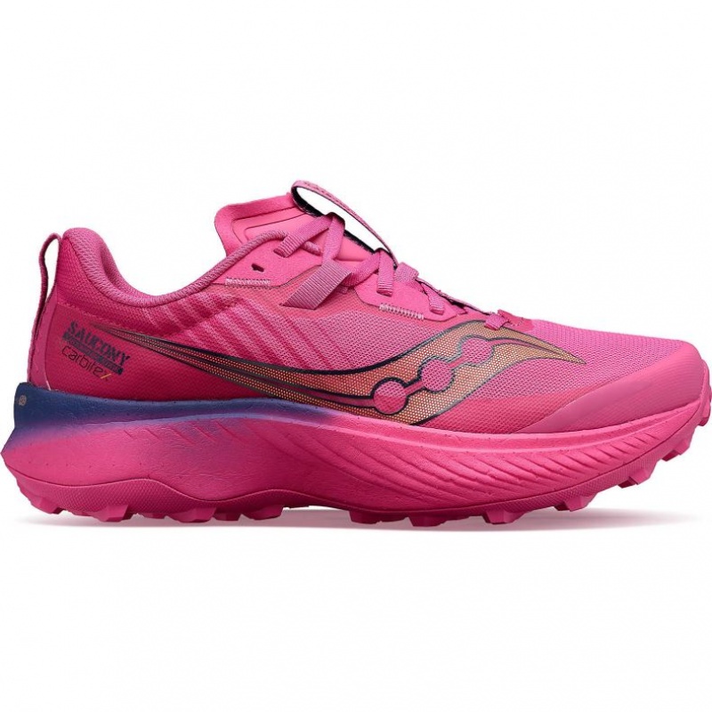 Pink Saucony Endorphin Edge Women\'s Running Shoes | EGYPT VGNECJ