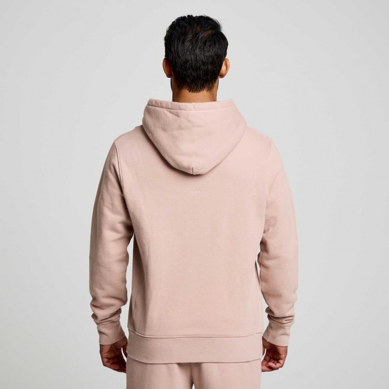 Pink Saucony Recovery Men's Hoodie | EGYPT BMYRLA