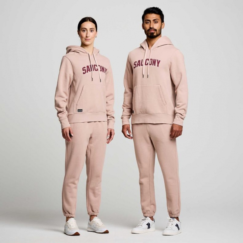 Pink Saucony Recovery Men's Hoodie | EGYPT BMYRLA