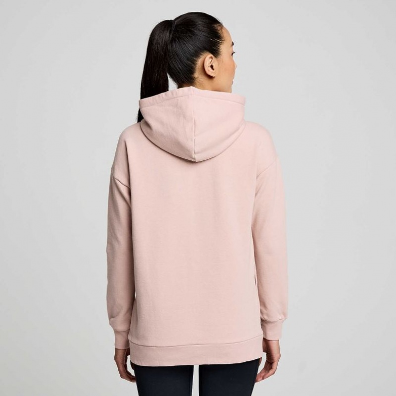 Pink Saucony Recovery Zip Tunic Women's Hoodie | EGYPT LOTBQE