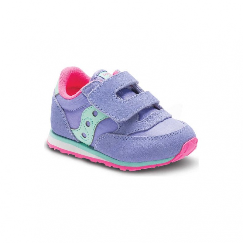 Purple Saucony Baby Jazz Hook & Loop Little Kids' Sneakers | EGYPT XJYGZQ