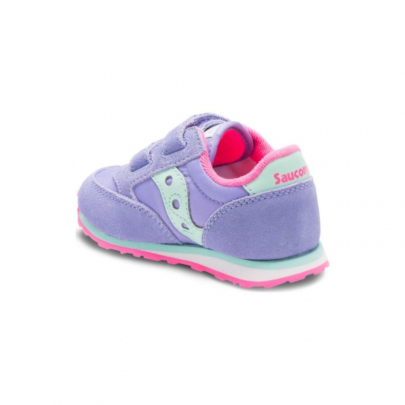 Purple Saucony Baby Jazz Hook & Loop Little Kids' Sneakers | EGYPT XJYGZQ