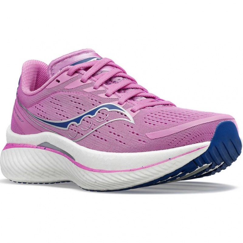 Purple Saucony Endorphin Speed 3 Women's Running Shoes | EGYPT VXNHUP