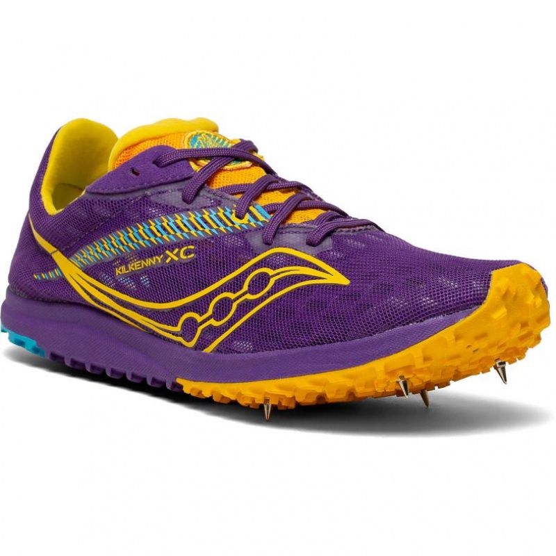 Purple Saucony Kilkenny XC9 Women's Spikes | EGYPT RFAMGH