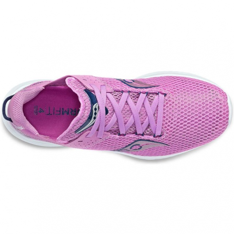 Purple Saucony Kinvara 14 Women's Running Shoes | EGYPT QWKHJG