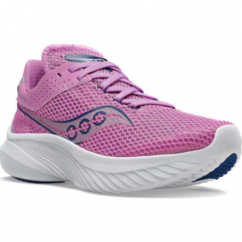 Purple Saucony Kinvara 14 Women's Running Shoes | EGYPT QWKHJG