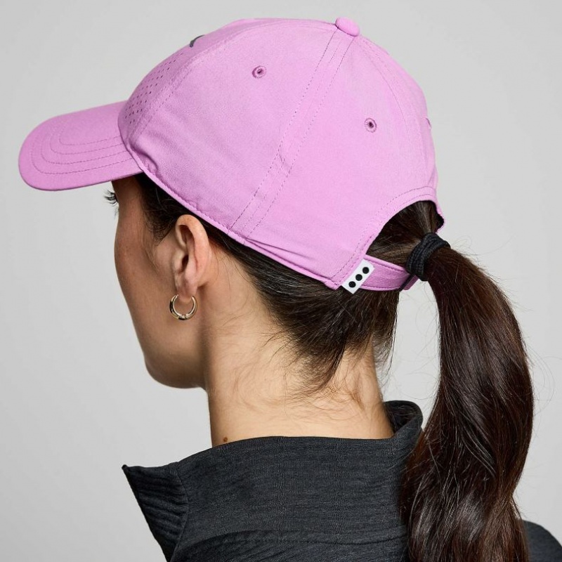 Purple Saucony Outpace Petite Women's Hat | EGYPT CAHSNB