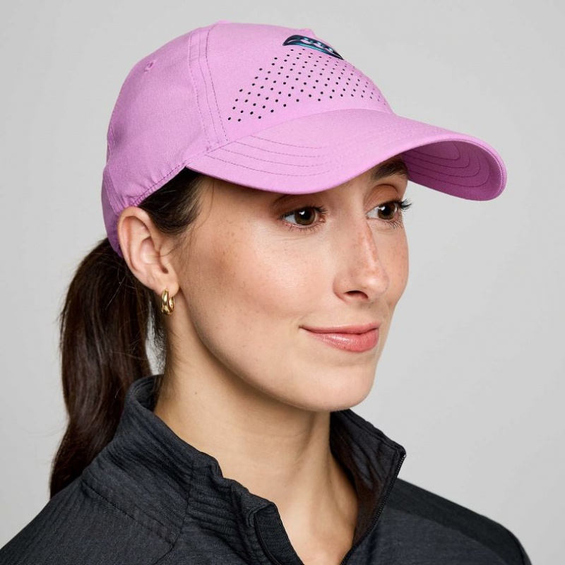 Purple Saucony Outpace Petite Women\'s Hat | EGYPT CAHSNB