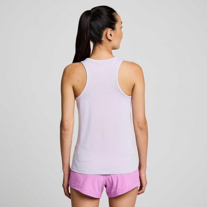 Purple Saucony Stopwatch Women's Singlet | EGYPT XAHOBR