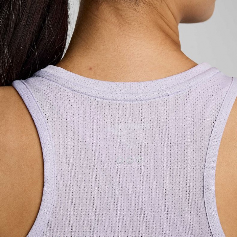 Purple Saucony Stopwatch Women's Singlet | EGYPT XAHOBR