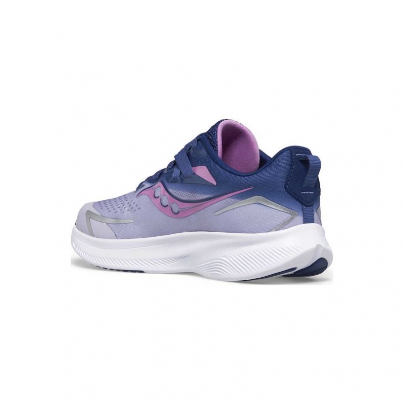 Purple / Indigo Saucony Ride 15 Big Kids' Sneakers | EGYPT YVLPBS