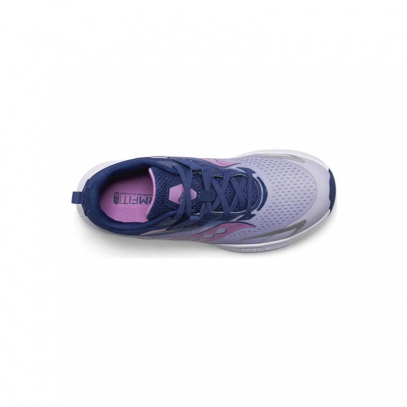 Purple / Indigo Saucony Ride 15 Big Kids' Sneakers | EGYPT YVLPBS