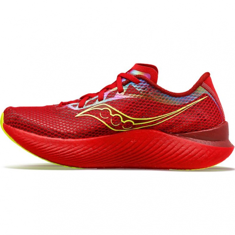 Red Saucony Endorphin Pro 3 Men's Running Shoes | EGYPT LQCXIP